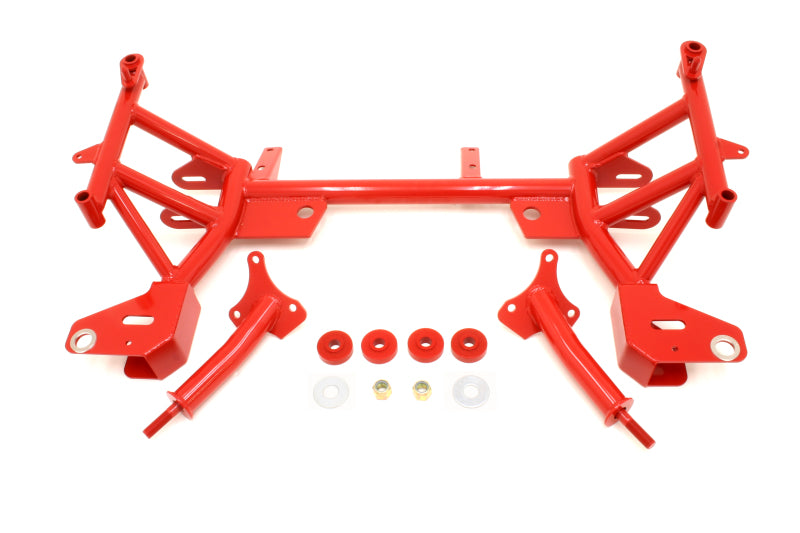 BMR 93-02 F-Body K-Member w/ SBC/BBC Motor Mounts and Pinto Rack Mounts - Red BMR 93-02 F-Body K-Member w/ SBC/BBC Motor Mounts and Pinto Rack Mounts - Red