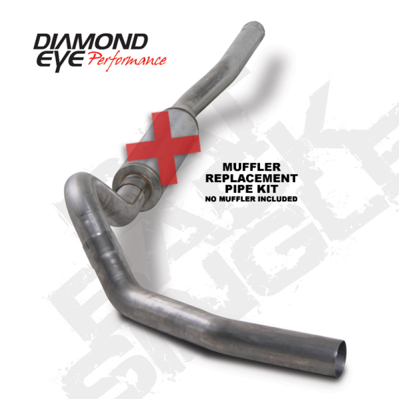 Diamond Eye KIT 4in CB SGL MFLR RPLCMENT PIPE SS CHEVY/GMC 6.6L 2500/3500 2006-2007.5 Diamond Eye KIT 4in CB SGL MFLR RPLCMENT PIPE SS CHEVY/GMC 6.6L 2500/3500 2006-2007.5