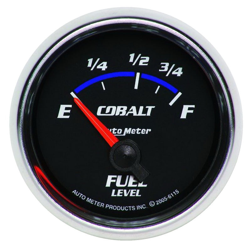 Autometer Cobalt 52mm 73 E/ 10 F SSE Fuel Level Gauge Autometer Cobalt 52mm 73 E/ 10 F SSE Fuel Level Gauge