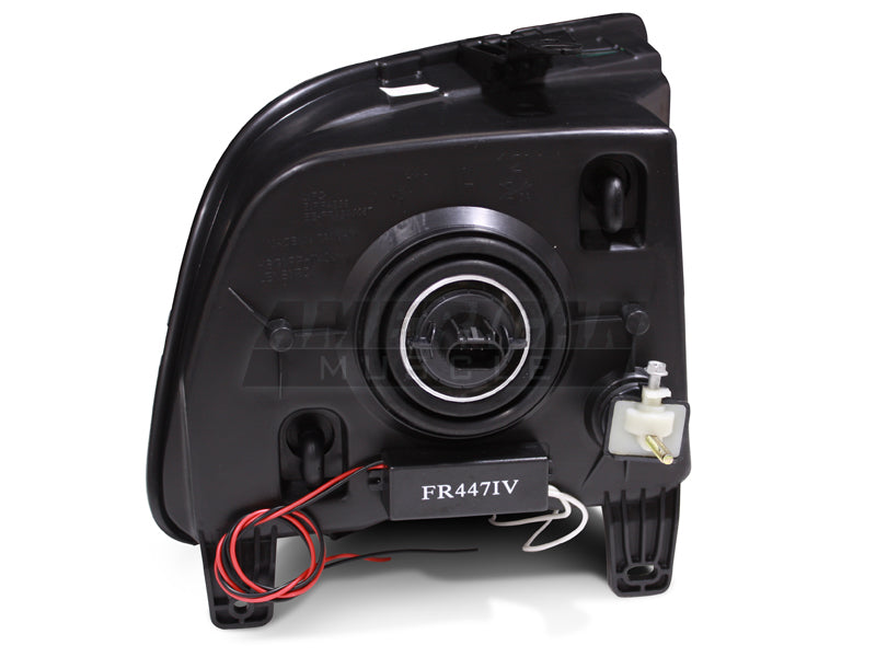 Raxiom 05-09 Ford Mustang GT V6 Axial Series CCFL Halo Projector Headlight- Blk Housing (Smkd Lens) Raxiom 05-09 Ford Mustang GT V6 Axial Series CCFL Halo Projector Headlight- Blk Housing (Smkd Lens)