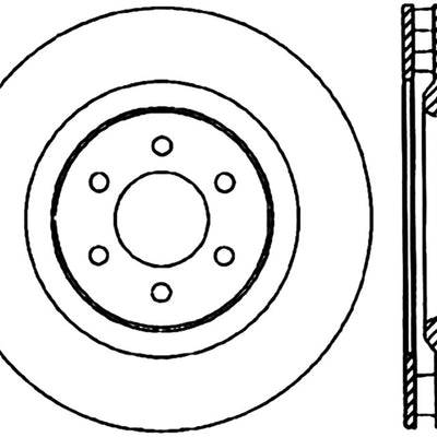 StopTech Slotted & Drilled Sport Brake Rotor