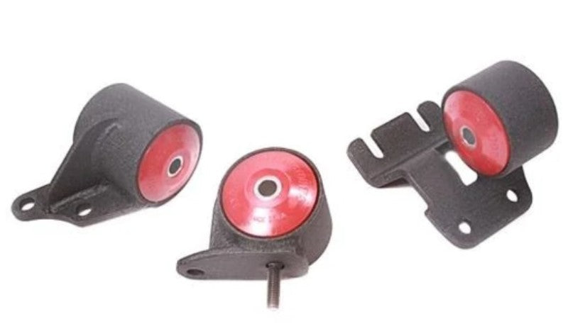 Innovative 90-93 Integra B-Series Black Steel Mounts 85A Bushings (Auto Trans) Innovative 90-93 Integra B-Series Black Steel Mounts 85A Bushings (Auto Trans)