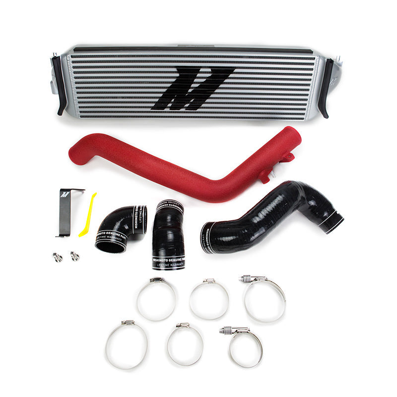 Mishimoto 2017+ Honda Civic Type R Intercooler Kit - Silver Intercooler Red Piping Mishimoto 2017+ Honda Civic Type R Intercooler Kit - Silver Intercooler Red Piping