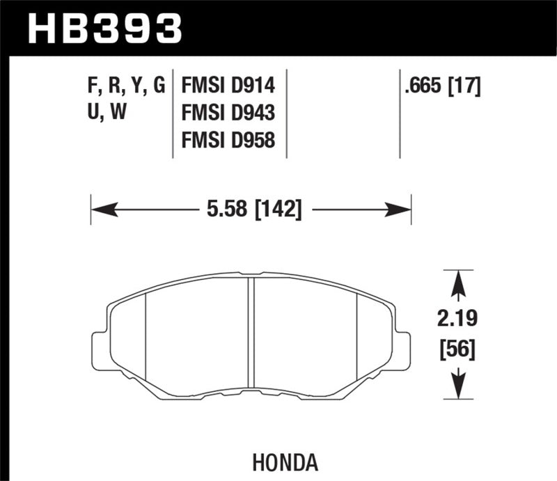 Hawk 12-15 Honda Civic Si / 03-14 Honda Accord Sedan/Coupe DTC-70 Race Front Brake Pads Hawk 12-15 Honda Civic Si / 03-14 Honda Accord Sedan/Coupe DTC-70 Race Front Brake Pads