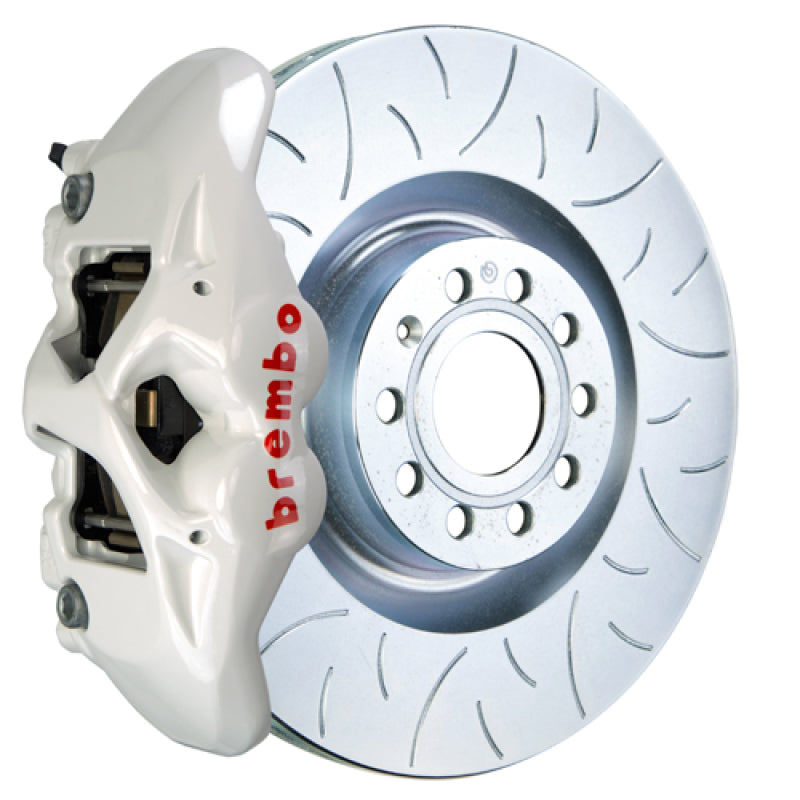 Brembo 13-15 RS5/14-17 SQ5 Front GT BBK 6 Piston Cast 380x34 2pc Rotor Slotted Type3- White Brembo 13-15 RS5/14-17 SQ5 Front GT BBK 6 Piston Cast 380x34 2pc Rotor Slotted Type3- White