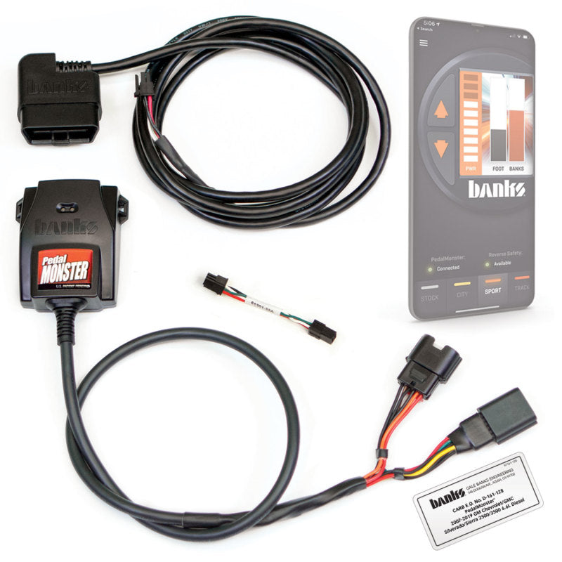 Banks Power Pedal Monster Throttle Sensitivity Booster (Standalone) - 07.5-19 GM 2500/3500 Banks Power Pedal Monster Throttle Sensitivity Booster (Standalone) - 07.5-19 GM 2500/3500