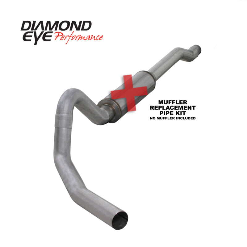 Diamond Eye KIT 4in CB MFLR RPLCMENT PIPE SGL AL: 03-06 FORD 6.0L EXCURSION Diamond Eye KIT 4in CB MFLR RPLCMENT PIPE SGL AL: 03-06 FORD 6.0L EXCURSION