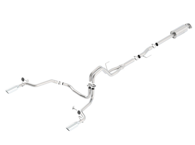 Borla 15-16 Ford F-150 3.5L EcoBoost Ext. Cab Std. Bed Catback Exhaust ATAK Single Split Rear Exit Borla 15-16 Ford F-150 3.5L EcoBoost Ext. Cab Std. Bed Catback Exhaust ATAK Single Split Rear Exit