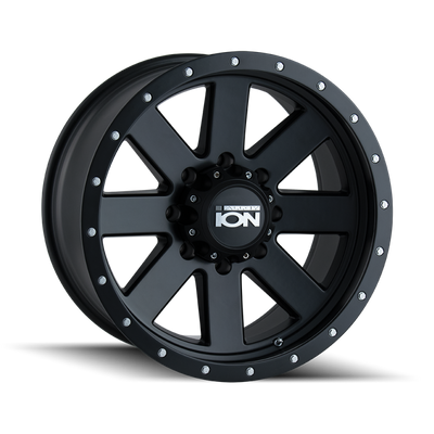 ION Type 134 20x9 / 6x139.7 BP / 0mm Offset / 106mm Hub Matte Black/Black Beadlock Wheel