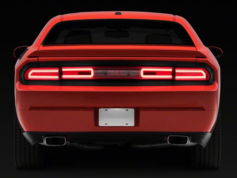 Raxiom 08-14 Dodge Challenger LED Tail Lights- Chrome Housing - Red/Clear Lens Raxiom 08-14 Dodge Challenger LED Tail Lights- Chrome Housing - Red/Clear Lens