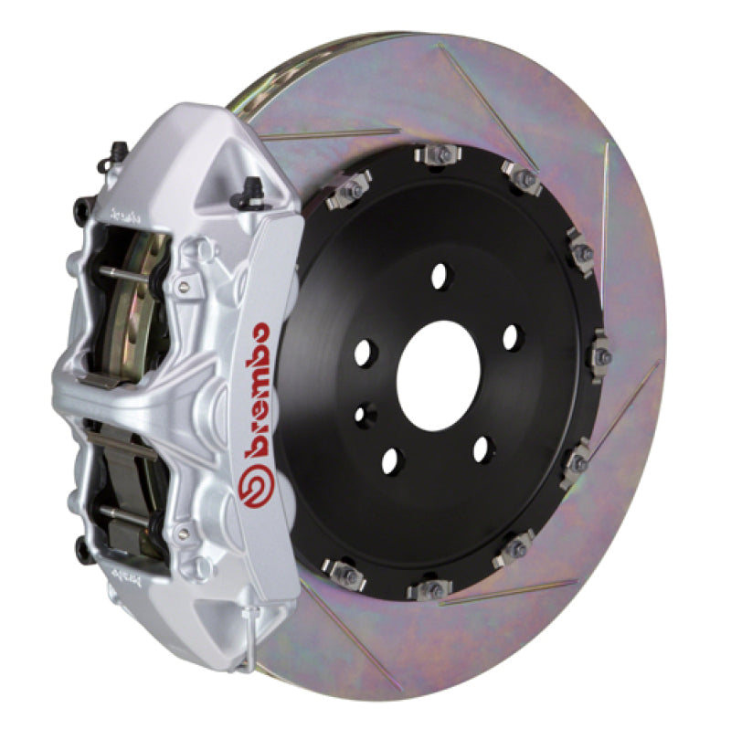Brembo 18+ RS5 Front GT BBK 6 Piston Cast 405x34 2pc Rotor Slotted Type-1-Silver Brembo 18+ RS5 Front GT BBK 6 Piston Cast 405x34 2pc Rotor Slotted Type-1-Silver