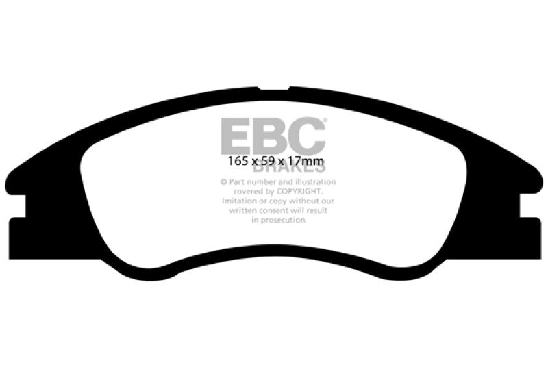 EBC 04-09 Kia Spectra 1.8 Greenstuff Front Brake Pads EBC 04-09 Kia Spectra 1.8 Greenstuff Front Brake Pads