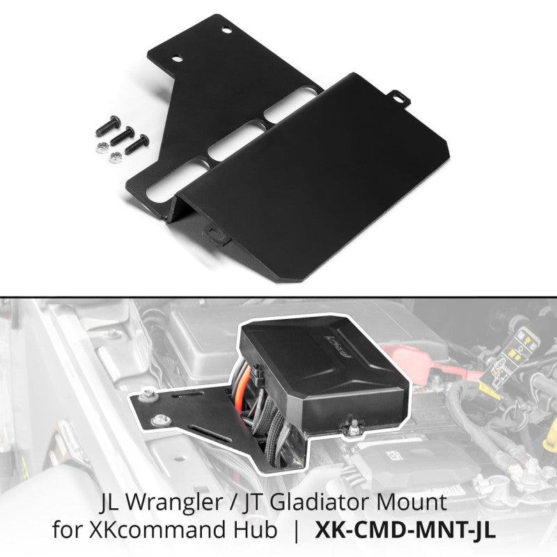XK Glow XKcommand Hub Mounting Bracket for Wrangler JL + Gladiator JT XK Glow XKcommand Hub Mounting Bracket for Wrangler JL + Gladiator JT