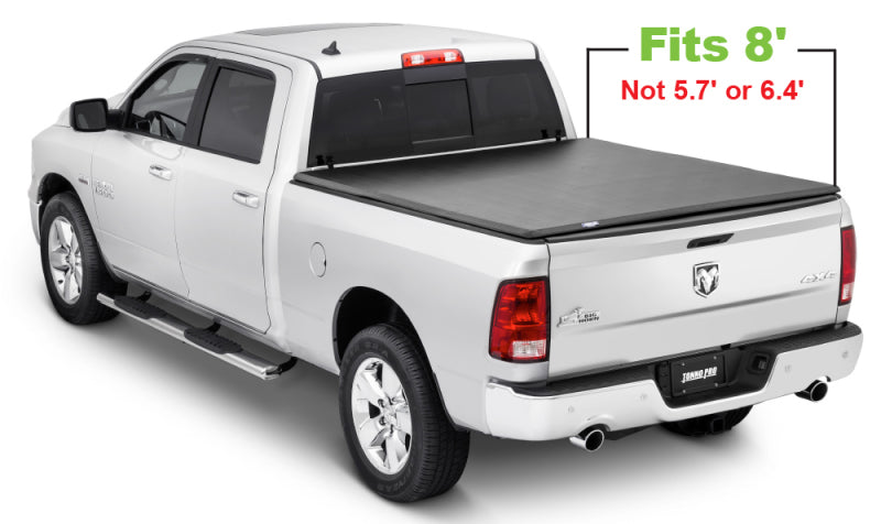 Tonno Pro 02-19 Dodge RAM 1500 8ft Fleetside Tonno Fold Tri-Fold Tonneau Cover Tonno Pro 02-19 Dodge RAM 1500 8ft Fleetside Tonno Fold Tri-Fold Tonneau Cover