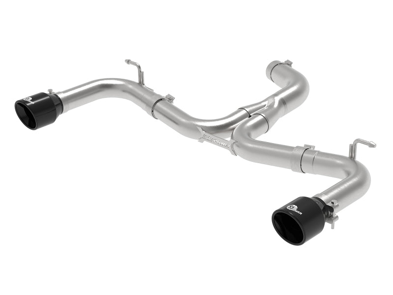 aFe 18-20 VW GTI (MK7.5) 2.0L MACH Force-Xp 3in to 2.5in 304 SS Axle-Back Exhaust System-Black Tips aFe 18-20 VW GTI (MK7.5) 2.0L MACH Force-Xp 3in to 2.5in 304 SS Axle-Back Exhaust System-Black Tips