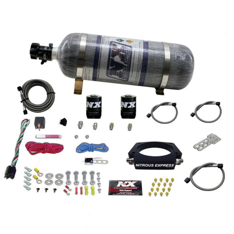 Nitrous Express GM LS 102mm Nitrous Plate Kit (50-400HP) w/12lb Composite Bottle Nitrous Express GM LS 102mm Nitrous Plate Kit (50-400HP) w/12lb Composite Bottle