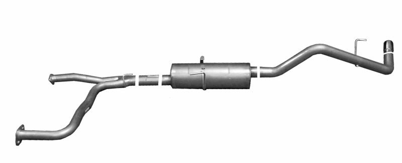 Gibson 07-09 Nissan Frontier LE 4.0L 2.5in Cat-Back Single Exhaust - Stainless Gibson 07-09 Nissan Frontier LE 4.0L 2.5in Cat-Back Single Exhaust - Stainless