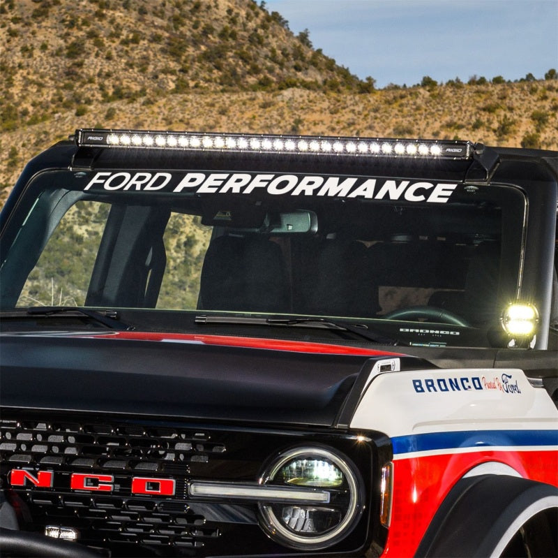 Ford Racing Ford Performance Bronco Windshield Banner - White Ford Racing Ford Performance Bronco Windshield Banner - White