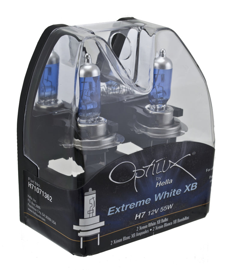 Hella Optilux 12V/55W H7 Extreme Blue Bulb (Pair) Hella Optilux 12V/55W H7 Extreme Blue Bulb (Pair)