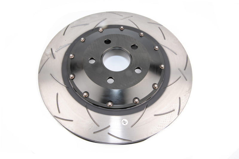DBA 03-07 350Z / 03-04 G35 w/ Brembo Front Slotted 5000 Series 2 Piece Rotor Assembled w/ Black Hat DBA 03-07 350Z / 03-04 G35 w/ Brembo Front Slotted 5000 Series 2 Piece Rotor Assembled w/ Black Hat