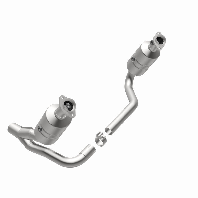 MagnaFlow Conv DF 07-09 Dodge Dakota 3.7L/4.7L /07-09 Mitsubishi Raider 3.7L Y-Pipe Assembly MagnaFlow Conv DF 07-09 Dodge Dakota 3.7L/4.7L /07-09 Mitsubishi Raider 3.7L Y-Pipe Assembly