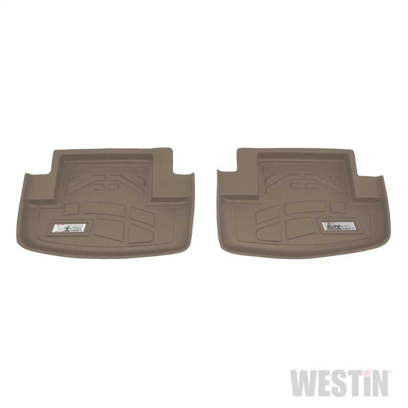 Westin 2015-2018 Ford Mustang Wade Sure-Fit Floor Liners 2nd Row - Tan Westin 2015-2018 Ford Mustang Wade Sure-Fit Floor Liners 2nd Row - Tan