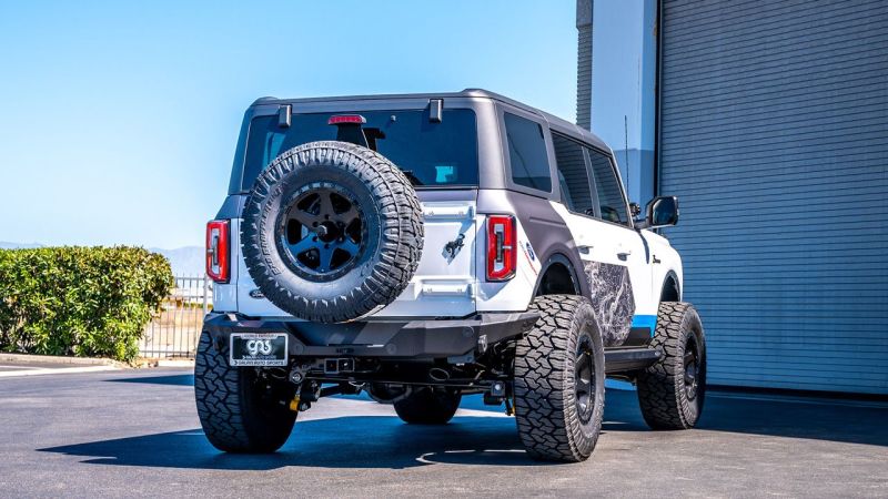 Borla 21-22 Ford Bronco 2.3L 4WD ATAK Axle Back Exhaust w/ Black Coated Tips Borla 21-22 Ford Bronco 2.3L 4WD ATAK Axle Back Exhaust w/ Black Coated Tips