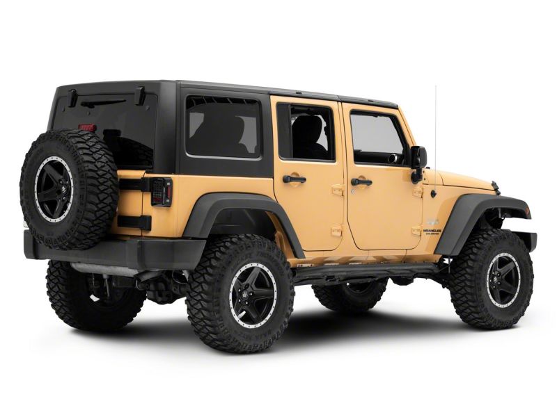 Raxiom 07-18 Jeep Wrangler JK Axial Series LED Tail Lights- Blk Housing (Clear Lens) Raxiom 07-18 Jeep Wrangler JK Axial Series LED Tail Lights- Blk Housing (Clear Lens)