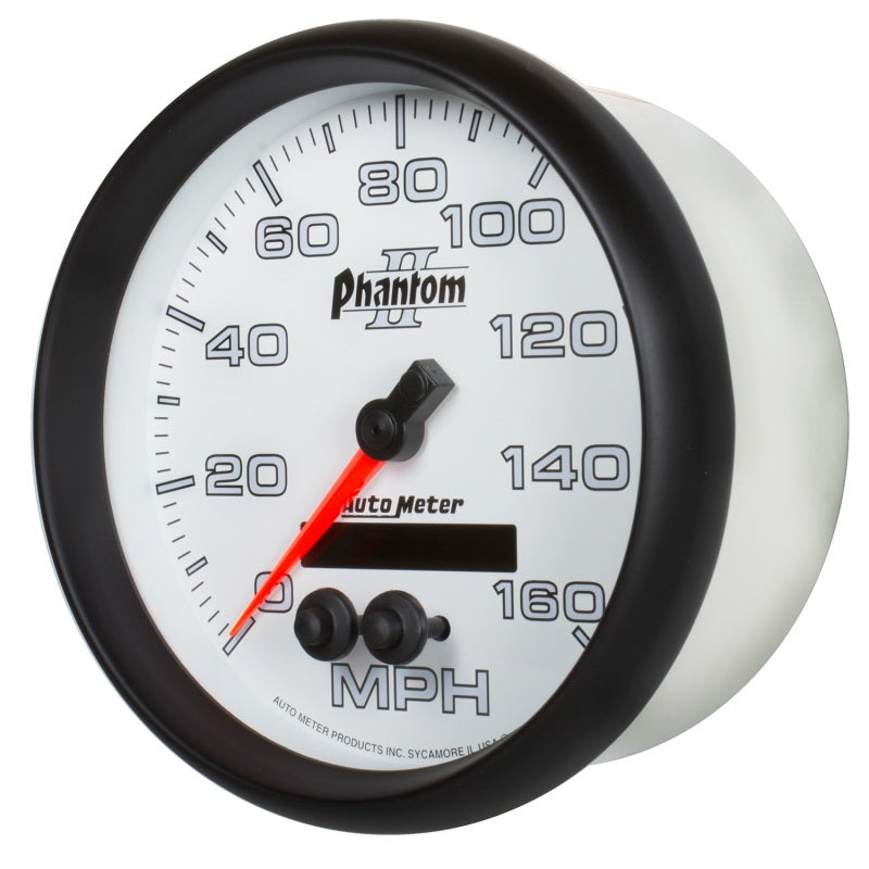 Autometer Phantom II 5in 0-140MPH In-Dash Electronic GPS Programmable Speedometer Autometer Phantom II 5in 0-140MPH In-Dash Electronic GPS Programmable Speedometer