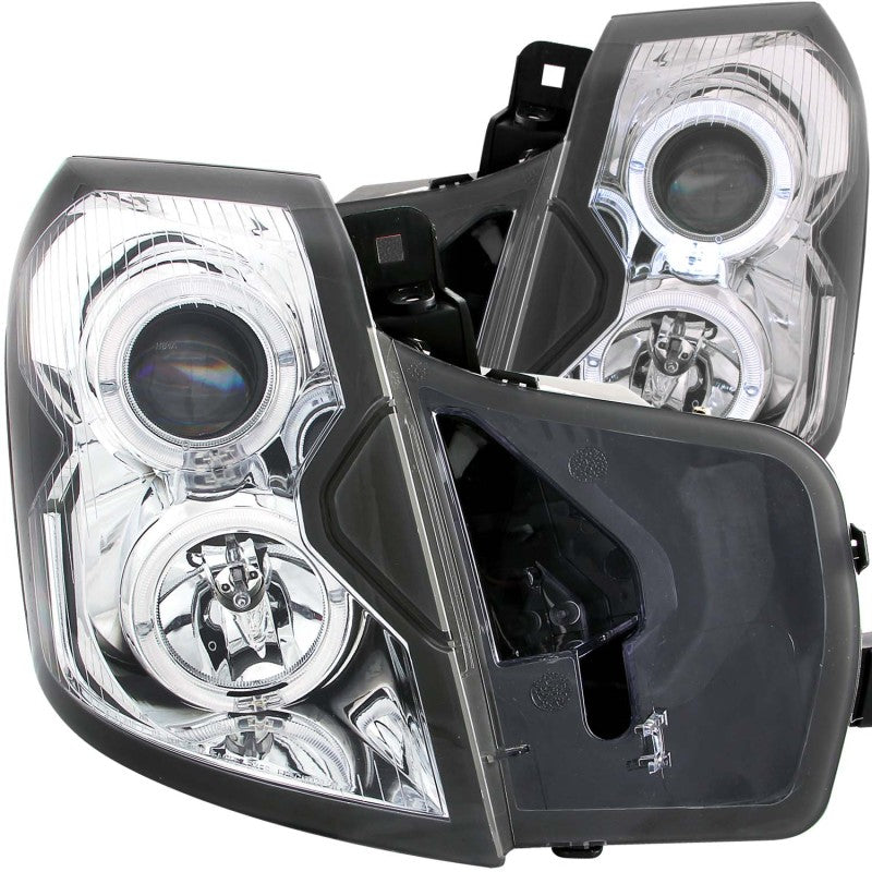 ANZO 2003-2007 Cadillac Cts Projector Headlights w/ Halo Chrome ANZO 2003-2007 Cadillac Cts Projector Headlights w/ Halo Chrome
