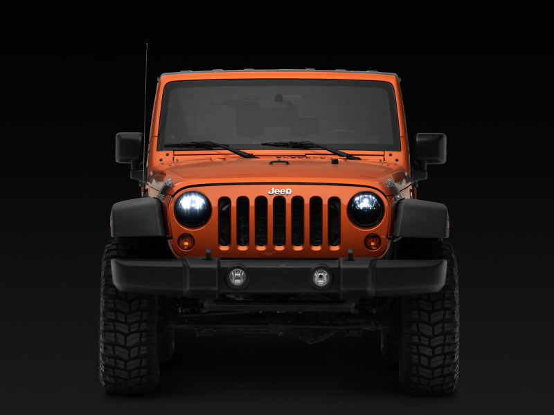 Raxiom 97-18 Jeep Wrangler TJ/JK Axial Series LED Headlights- Black Housing (Clear Lens) Raxiom 97-18 Jeep Wrangler TJ/JK Axial Series LED Headlights- Black Housing (Clear Lens)