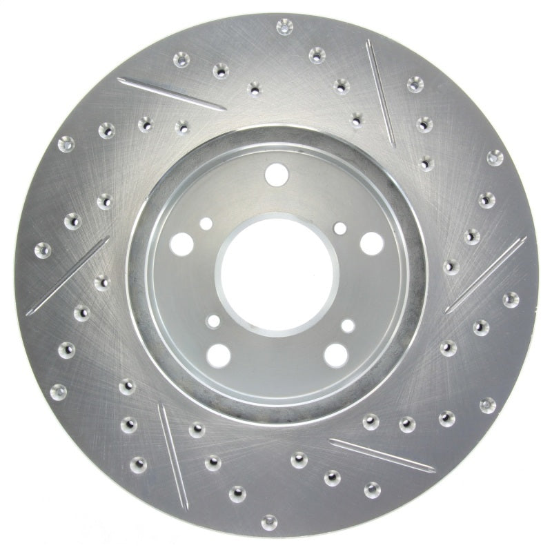 StopTech Select Sport 06-08 Honda Civic GX / 98-02 Accord V7 Slotted and Drilled Right Front Rotor StopTech Select Sport 06-08 Honda Civic GX / 98-02 Accord V7 Slotted and Drilled Right Front Rotor