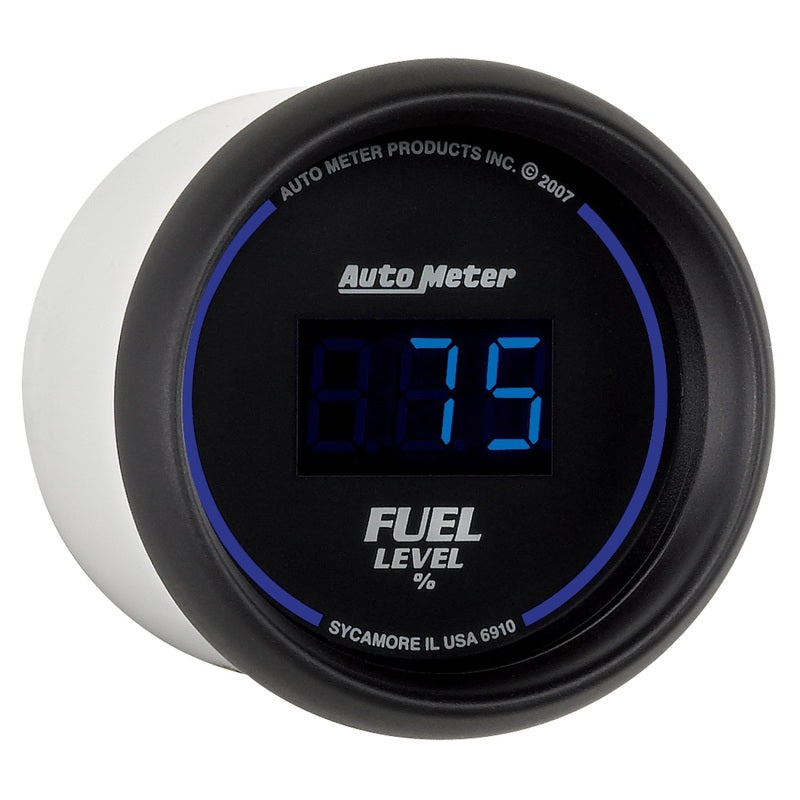 Autometer Cobalt Digital 52.4mm Black Programmable Empty-Full Range Fuel Level Gauge Autometer Cobalt Digital 52.4mm Black Programmable Empty-Full Range Fuel Level Gauge