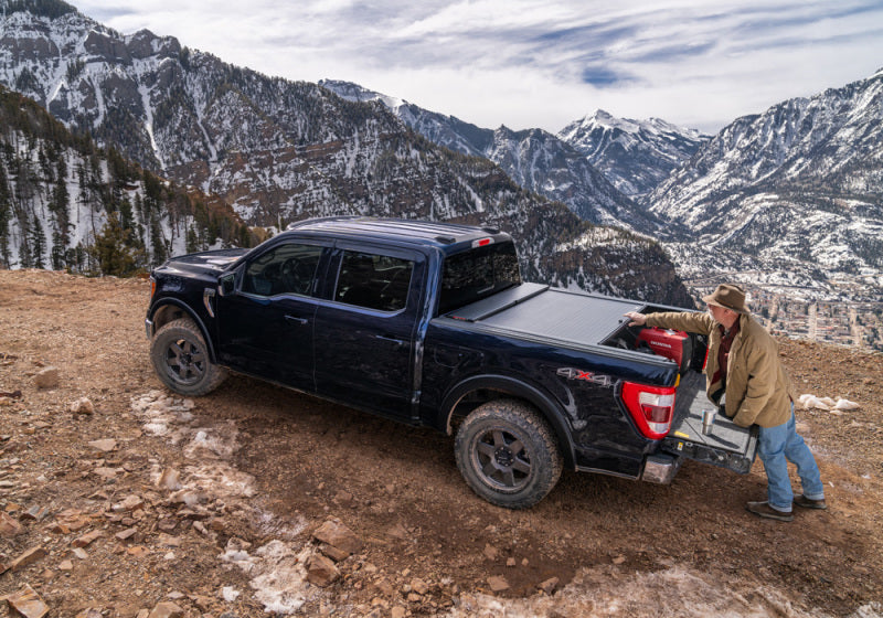 Roll-N-Lock 2021 Ford F-150 67.1in A-Series Retractable Tonneau Cover Roll-N-Lock 2021 Ford F-150 67.1in A-Series Retractable Tonneau Cover