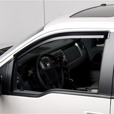 Putco 09-14 Ford F-150 Super Cab / Crew Cab - Fronts Only - Tape-On Element Tinted Window Visors