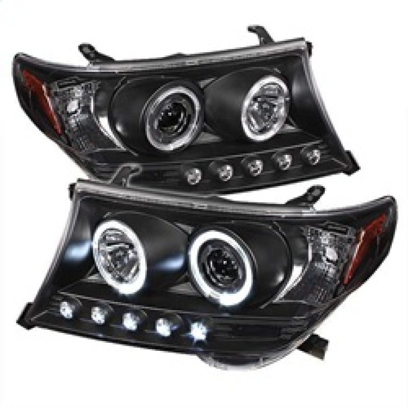Spyder Toyota Land Cruiser 08-11 Projector Headlights LED Halo LED Blk PRO-YD-TLAND08-HL-BK Spyder Toyota Land Cruiser 08-11 Projector Headlights LED Halo LED Blk PRO-YD-TLAND08-HL-BK