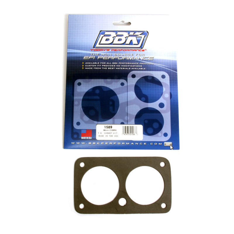 BBK 96-04 Ford Mustang 4.6 F150 Lightning Twin 65mm Throttle Body Gasket Kit BBK 96-04 Ford Mustang 4.6 F150 Lightning Twin 65mm Throttle Body Gasket Kit