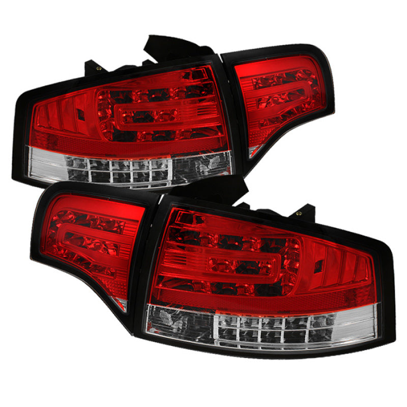 Spyder Audi A4 4Dr 06-08 LED Tail Lights Red Clear ALT-YD-AA406-G2-LED-RC Spyder Audi A4 4Dr 06-08 LED Tail Lights Red Clear ALT-YD-AA406-G2-LED-RC