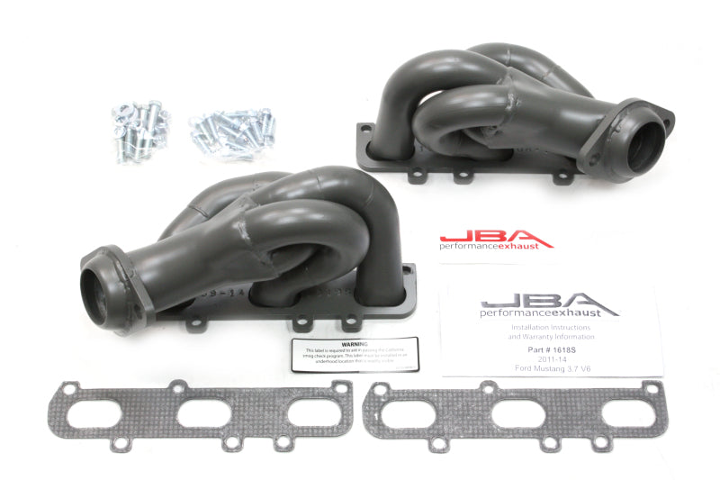 JBA 11-17 Ford Mustang 3.7L V6 1-5/8in Primary Ti Ctd Cat4Ward Header JBA 11-17 Ford Mustang 3.7L V6 1-5/8in Primary Ti Ctd Cat4Ward Header