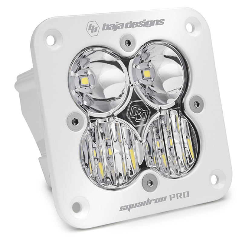 Baja Designs Squadron Pro Flush Mount White Driving/Combo Pattern LED Light Pod - Clear Baja Designs Squadron Pro Flush Mount White Driving/Combo Pattern LED Light Pod - Clear