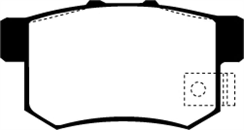 EBC 02-04 Honda CR-V 2.4 Greenstuff Rear Brake Pads EBC 02-04 Honda CR-V 2.4 Greenstuff Rear Brake Pads