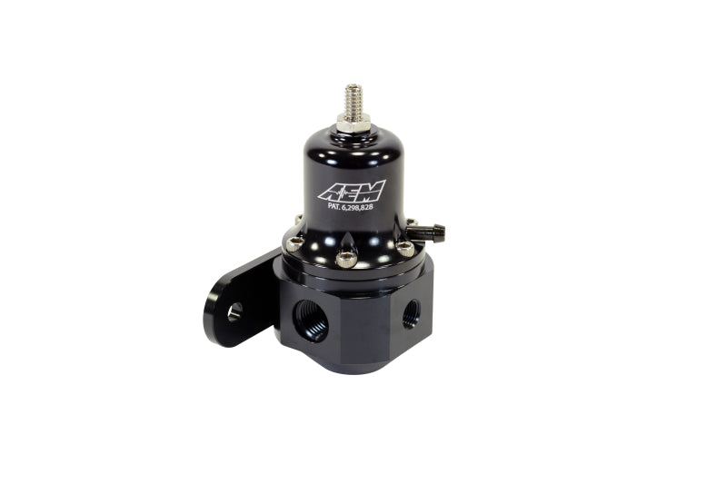 AEM High Capacity Universal Black Adjustable Fuel Pressure Regulator AEM High Capacity Universal Black Adjustable Fuel Pressure Regulator