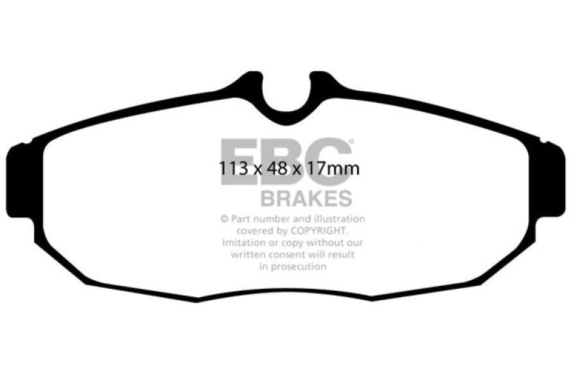 EBC 05-10 Ford Mustang 4.0 Greenstuff Rear Brake Pads EBC 05-10 Ford Mustang 4.0 Greenstuff Rear Brake Pads