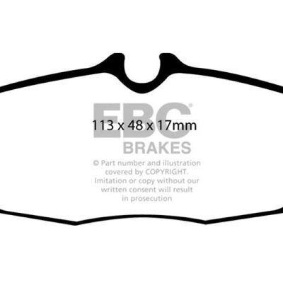 EBC 05-10 Ford Mustang 4.0 Redstuff Rear Brake Pads