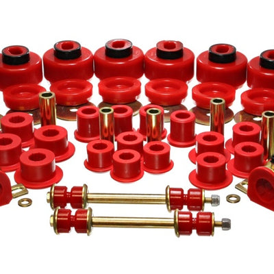 Energy Suspension 99-06 Chevy C1500 New Body Style Silverado 2WD Red Hyper-flex Master Bushing Set