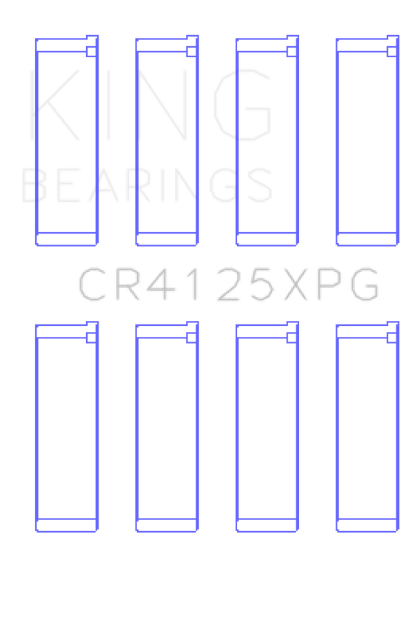 King Subaru EJ20/EJ22/EJ25 (Suites 52mm Journal Size) Tri-Metal Perf Rod Bearing Set - Size STD King Subaru EJ20/EJ22/EJ25 (Suites 52mm Journal Size) Tri-Metal Perf Rod Bearing Set - Size STD