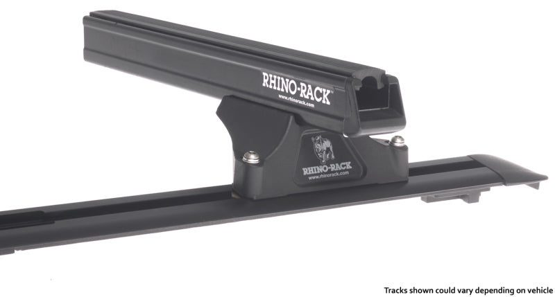 Rhino-Rack 03-10 Porsche Cayenne 955/957 4 Door SUV Heavy Duty RLTP 2 Bar Roof Rack - Black Rhino-Rack 03-10 Porsche Cayenne 955/957 4 Door SUV Heavy Duty RLTP 2 Bar Roof Rack - Black