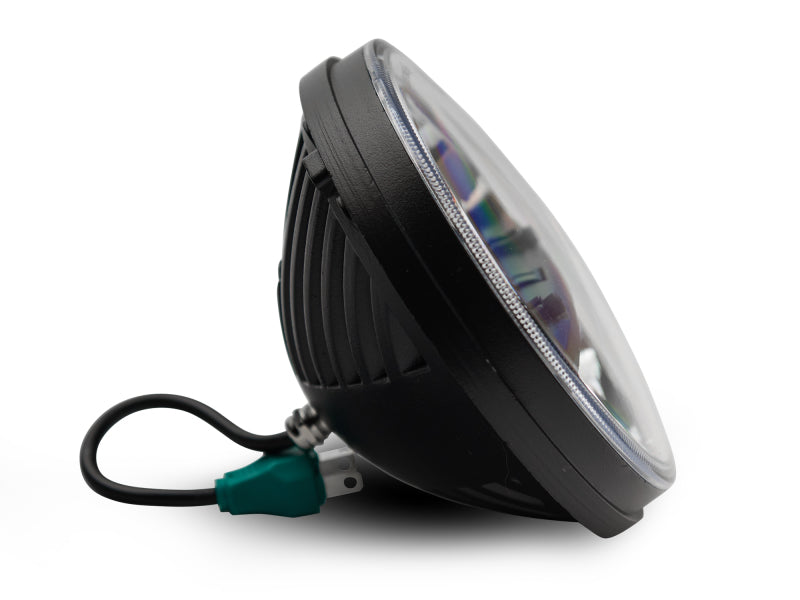 Raxiom 97-18 Jeep Wrangler TJ/JK Axial Series LED Headlights- Black Housing (Clear Lens) Raxiom 97-18 Jeep Wrangler TJ/JK Axial Series LED Headlights- Black Housing (Clear Lens)