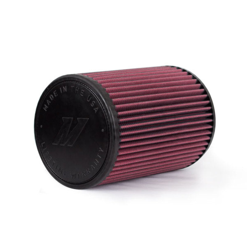 Mishimoto Air Filter w/ Molded Logo Red Oil 8 Layer Cotton w/ Worm Gear Clamp Mishimoto Air Filter w/ Molded Logo Red Oil 8 Layer Cotton w/ Worm Gear Clamp