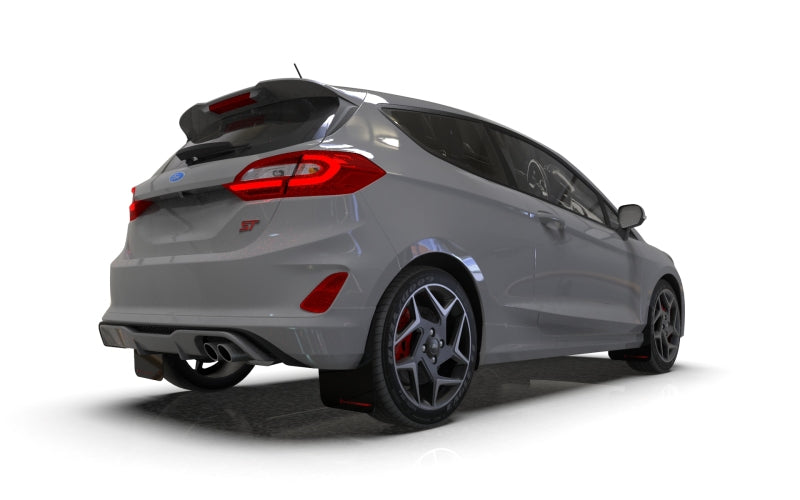 Rally Armor 18-23 Ford Fiesta ST MK8 Black UR Mud Flap w/Red Logo Rally Armor 18-23 Ford Fiesta ST MK8 Black UR Mud Flap w/Red Logo
